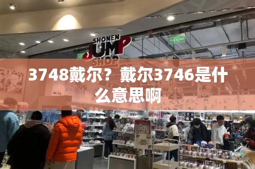 3748戴尔？戴尔3746是什么意思啊