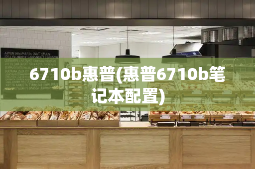 6710b惠普(惠普6710b笔记本配置)