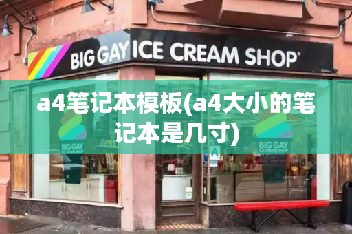 a4笔记本模板(a4大小的笔记本是几寸)