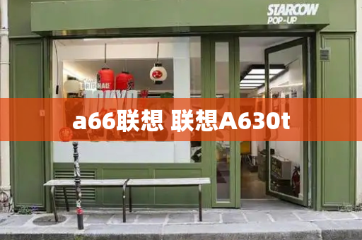 a66联想 联想A630t-第1张图片-星选测评