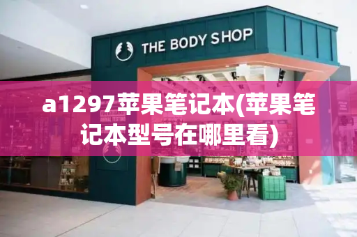 a1297苹果笔记本(苹果笔记本型号在哪里看)-第1张图片-星选测评