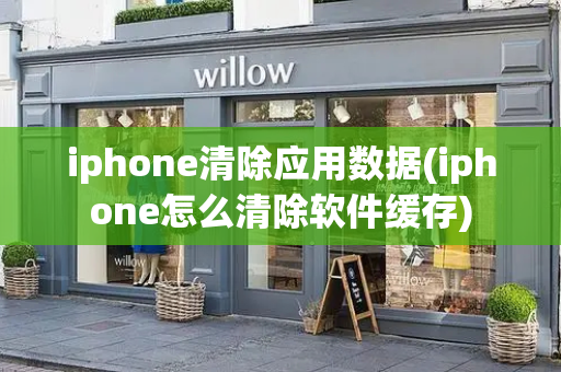 iphone清除应用数据(iphone怎么清除软件缓存)