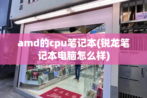amd的cpu笔记本(锐龙笔记本电脑怎么样)-第1张图片-星选测评