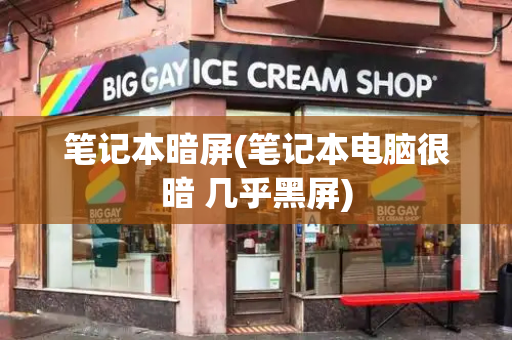 笔记本暗屏(笔记本电脑很暗 几乎黑屏)-第1张图片-星选测评