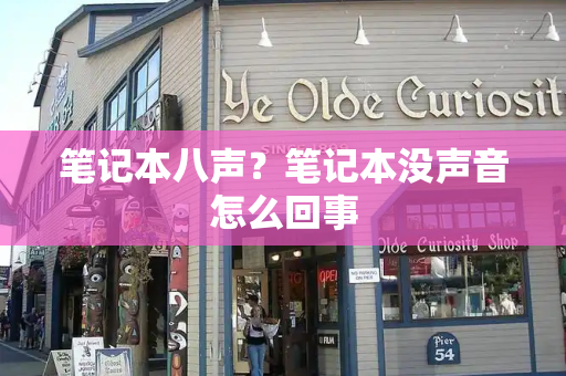 笔记本八声？笔记本没声音怎么回事