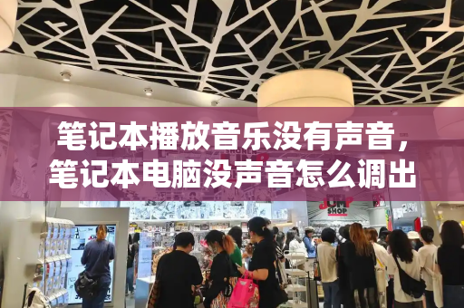 笔记本播放音乐没有声音，笔记本电脑没声音怎么调出来