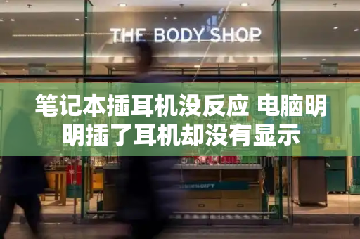 笔记本插耳机没反应 电脑明明插了耳机却没有显示-第1张图片-星选测评