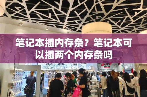 笔记本插内存条？笔记本可以插两个内存条吗