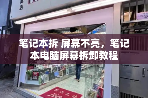 笔记本拆 屏幕不亮，笔记本电脑屏幕拆卸教程-第1张图片-星选测评
