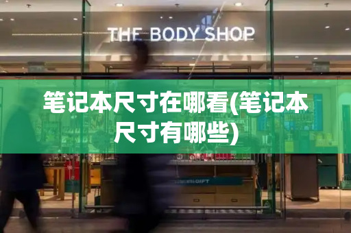 笔记本尺寸在哪看(笔记本尺寸有哪些)-第1张图片-星选测评