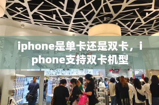 iphone是单卡还是双卡，iphone支持双卡机型
