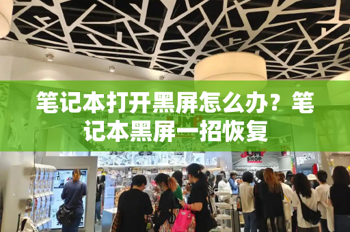 笔记本打开黑屏怎么办？笔记本黑屏一招恢复