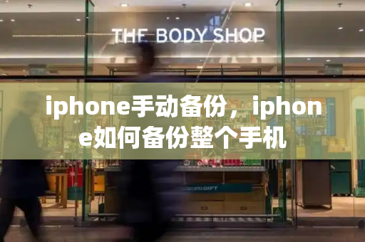 iphone手动备份，iphone如何备份整个手机-第1张图片-星选测评