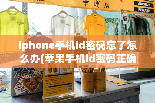 iphone手机id密码忘了怎么办(苹果手机id密码正确却登不上)