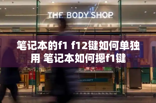 笔记本的f1 f12键如何单独用 笔记本如何摁f1键