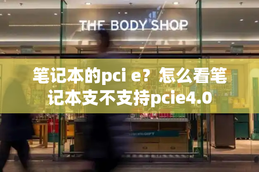 笔记本的pci e？怎么看笔记本支不支持pcie4.0