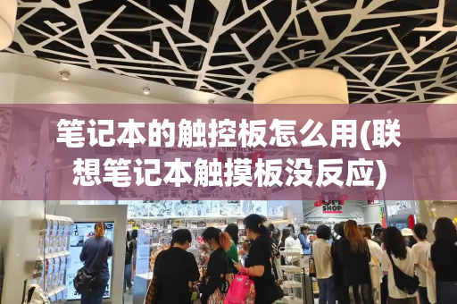 笔记本的触控板怎么用(联想笔记本触摸板没反应)