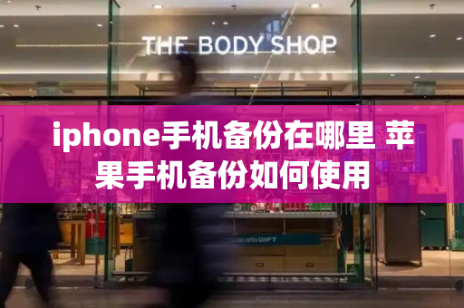 iphone手机备份在哪里 苹果手机备份如何使用-第1张图片-星选测评