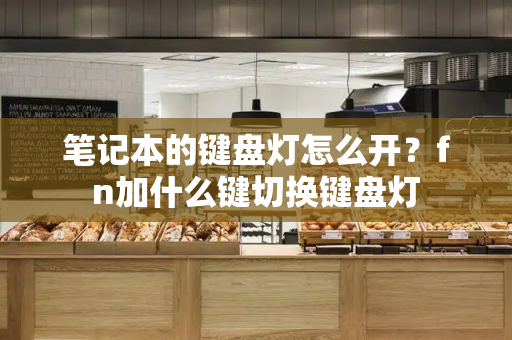笔记本的键盘灯怎么开？fn加什么键切换键盘灯