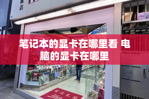笔记本的显卡在哪里看 电脑的显卡在哪里-第1张图片-星选测评