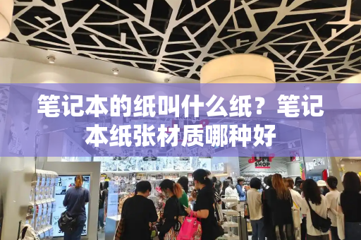 笔记本的纸叫什么纸？笔记本纸张材质哪种好