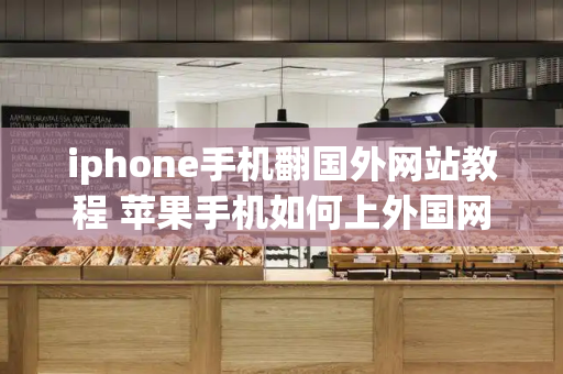 iphone手机翻国外网站教程 苹果手机如何上外国网
