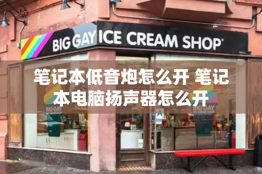 笔记本低音炮怎么开 笔记本电脑扬声器怎么开