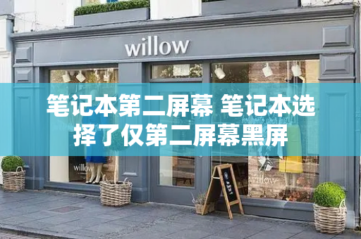笔记本第二屏幕 笔记本选择了仅第二屏幕黑屏-第1张图片-星选测评