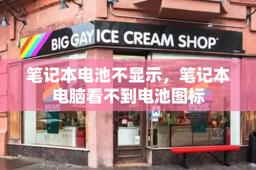 笔记本电池不显示，笔记本电脑看不到电池图标