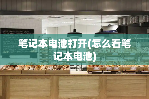 笔记本电池打开(怎么看笔记本电池)