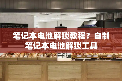 笔记本电池解锁教程？自制笔记本电池解锁工具-第1张图片-星选测评