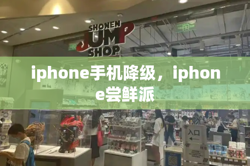 iphone手机降级，iphone尝鲜派