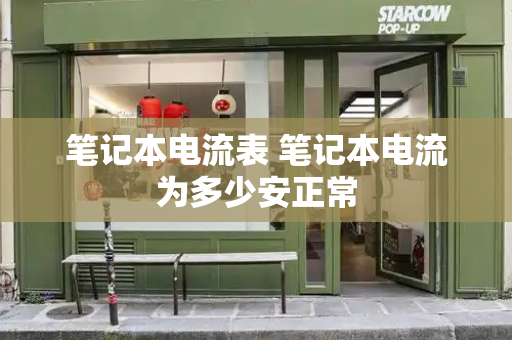 笔记本电流表 笔记本电流为多少安正常-第1张图片-星选测评