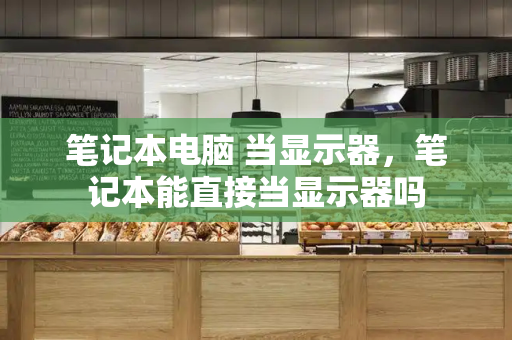 笔记本电脑 当显示器，笔记本能直接当显示器吗-第1张图片-星选测评