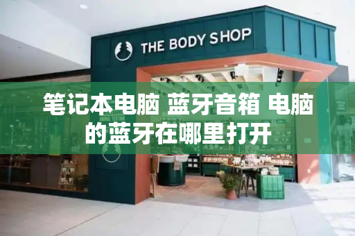 笔记本电脑 蓝牙音箱 电脑的蓝牙在哪里打开-第1张图片-星选测评