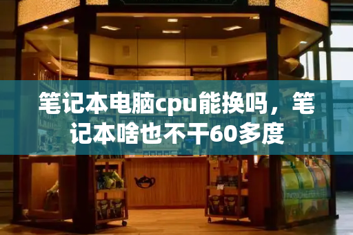 笔记本电脑cpu能换吗，笔记本啥也不干60多度