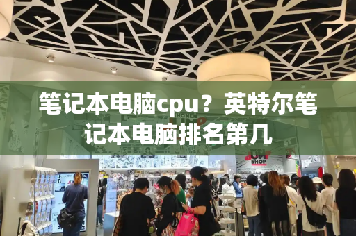 笔记本电脑cpu？英特尔笔记本电脑排名第几-第1张图片-星选测评