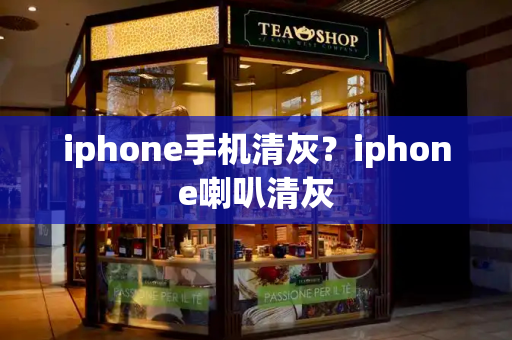 iphone手机清灰？iphone喇叭清灰-第1张图片-星选测评