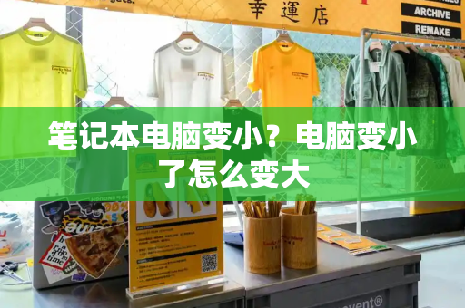 笔记本电脑变小？电脑变小了怎么变大