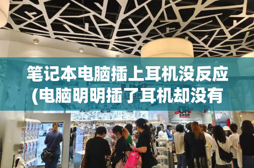 笔记本电脑插上耳机没反应(电脑明明插了耳机却没有显示)-第1张图片-星选测评