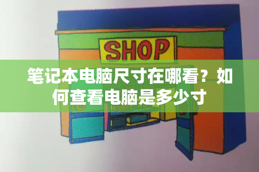 笔记本电脑尺寸在哪看？如何查看电脑是多少寸-第1张图片-星选测评