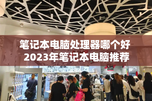笔记本电脑处理器哪个好 2023年笔记本电脑推荐