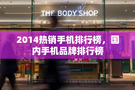 2014热销手机排行榜，国内手机品牌排行榜