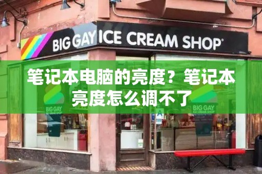 笔记本电脑的亮度？笔记本亮度怎么调不了