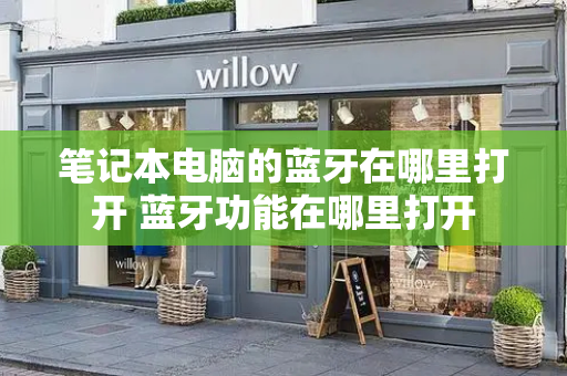 笔记本电脑的蓝牙在哪里打开 蓝牙功能在哪里打开