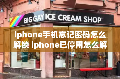 iphone手机忘记密码怎么解锁 iphone已停用怎么解锁-第1张图片-星选测评