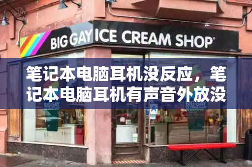 笔记本电脑耳机没反应，笔记本电脑耳机有声音外放没声音-第1张图片-星选测评