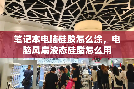 笔记本电脑硅胶怎么涂，电脑风扇液态硅脂怎么用