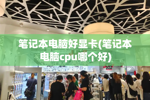 笔记本电脑好显卡(笔记本电脑cpu哪个好)