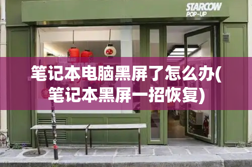 笔记本电脑黑屏了怎么办(笔记本黑屏一招恢复)